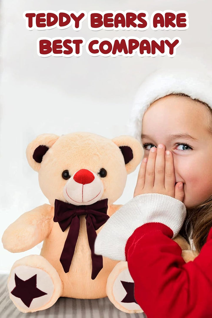 Webby Plush Cute and Adorable Teddy Bear with Star Paw