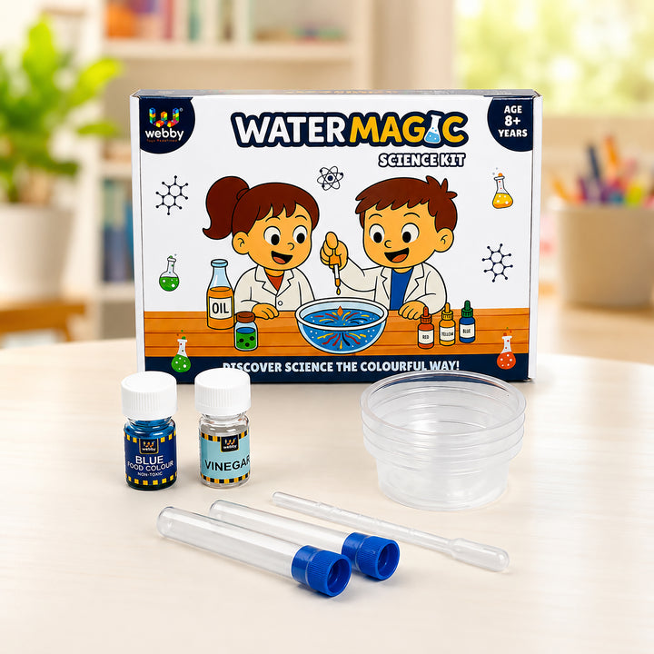 Webby DIY Water Magic Chemistry Kit for Kids | My First Science Experiment Kit | Birthday Gift | Educational Learning Toy for 8+ Years Boys and Girls