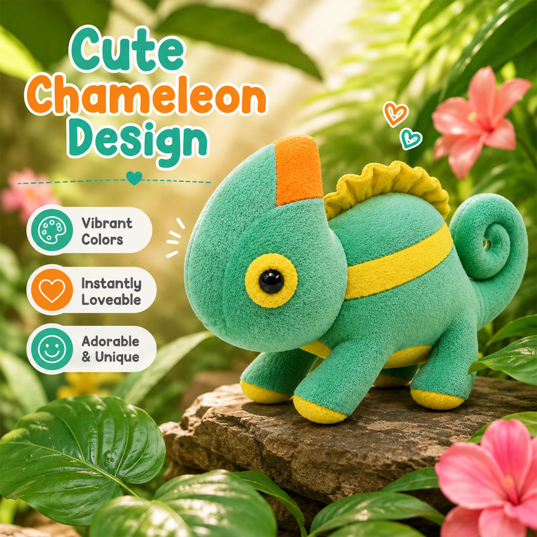 Webby Plush Chameleon Soft Toy Stuffed Animal for Kids