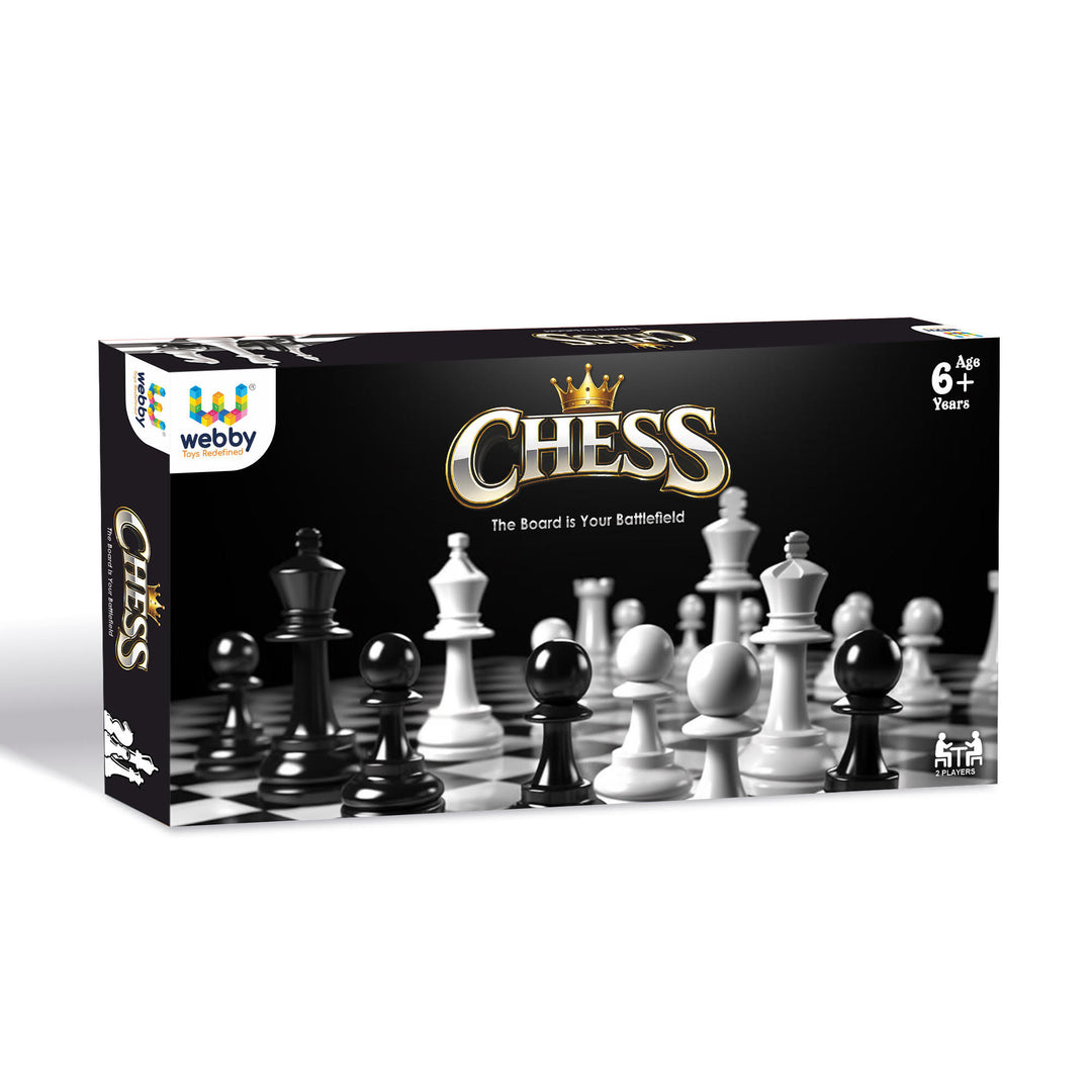 Webby Chess Board Game | Travel | Indoor | Family Game Set for Kids and Adults
