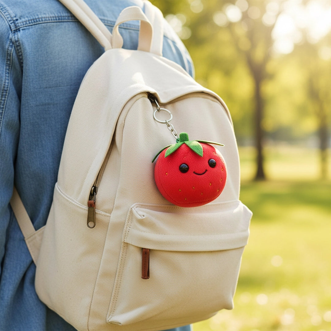 Webby Plush Strawberry Soft Toy with Keychain for Boys Girls and Adults - 1 Piece