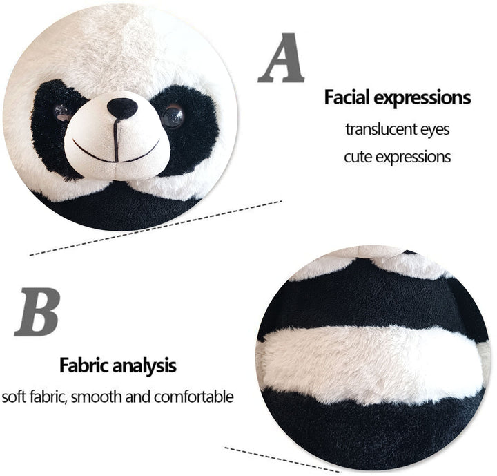 Webby Soft Animal Plush Sitting Panda Soft Toy | Teddy for Kids, 20cm