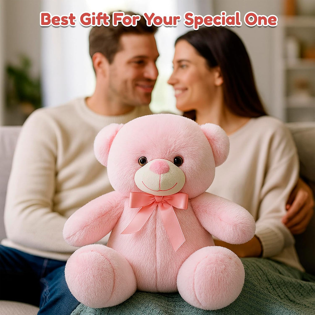 Webby Plush Cute Teddy Bear Soft Toys | Birthday | Valentine Gift for Girls, Wife, Girlfriend, Boyfriend, Husband | Stuffed Animal for Kids and Adults (Dual Tone Colour)