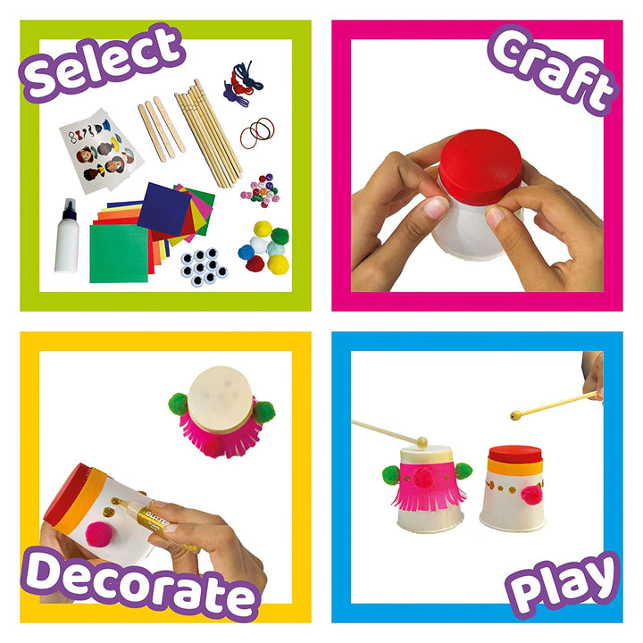 Webby DIY Musical Toys Art and Craft Activity Kit