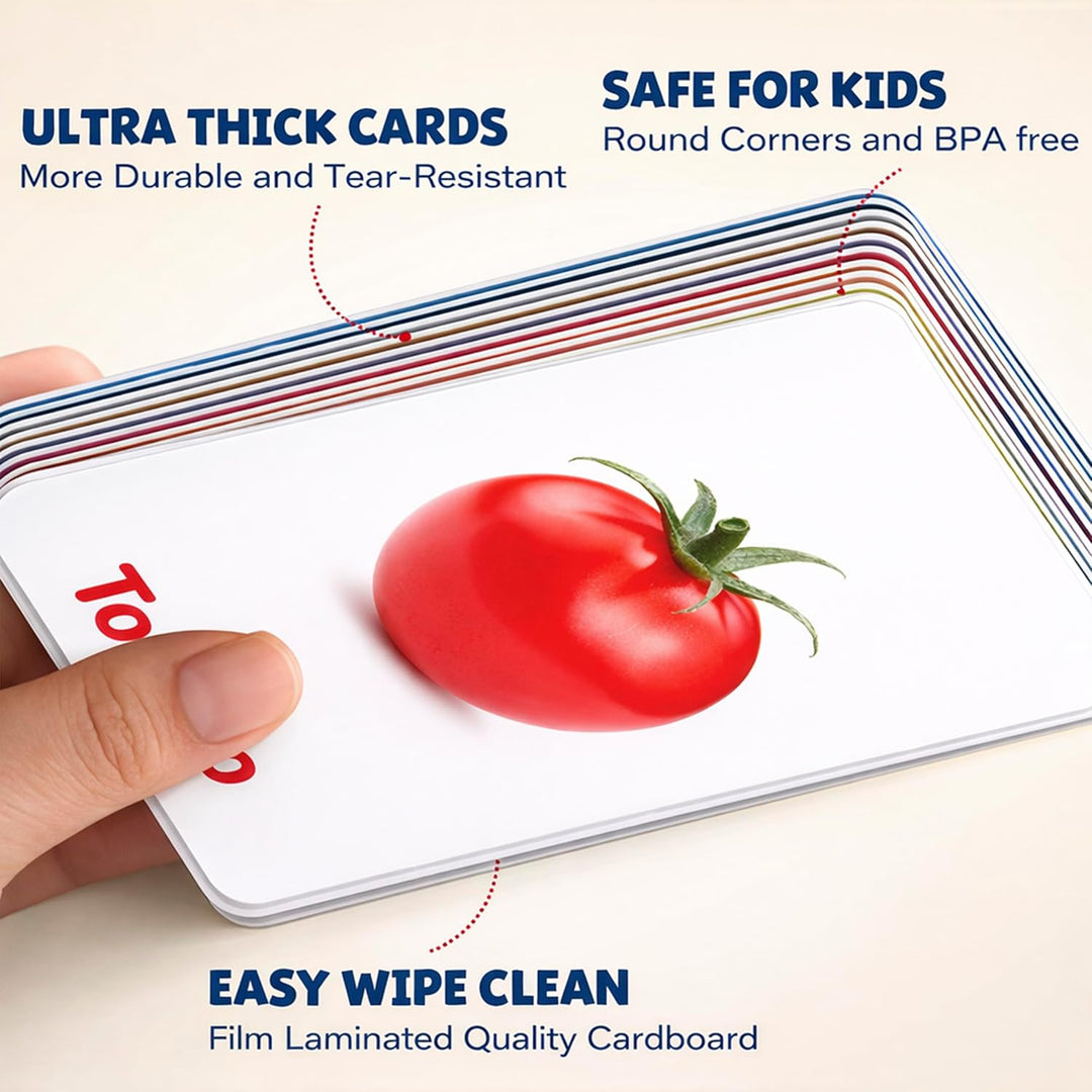 Webby Set of 7 Early Learning Flash Cards