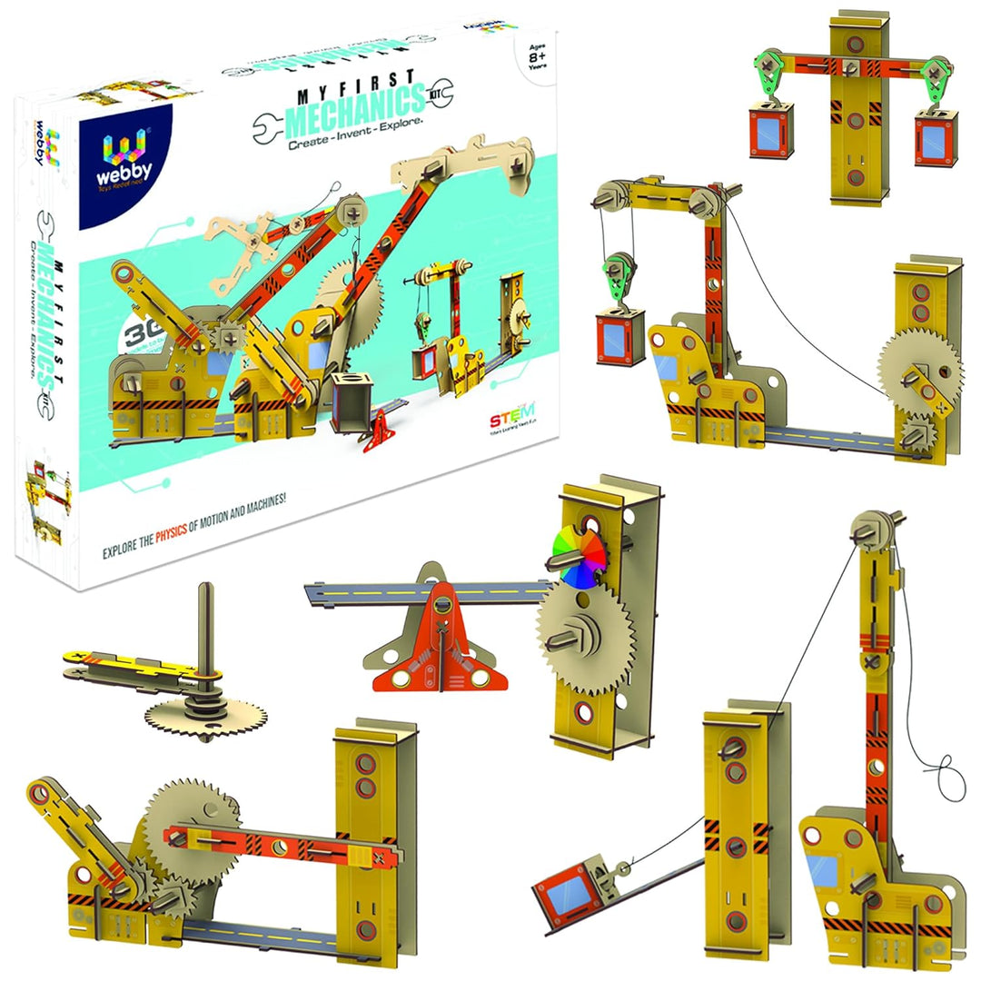 Webby DIY Wooden Physics Kit | STEAM Learner | Science Kit