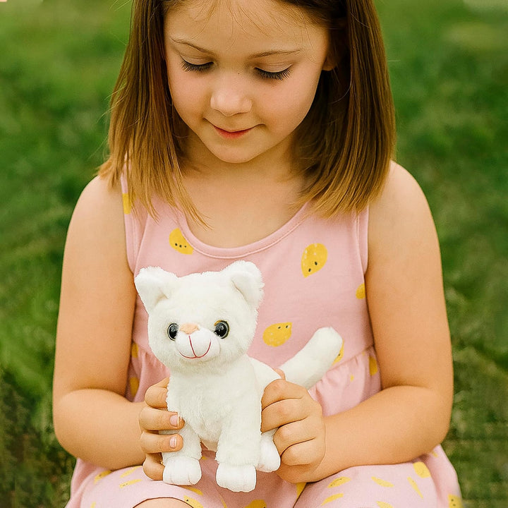 Webby Plush Sitting Cat Soft Toys | Cute Stuffed Animals for Kids and Adults