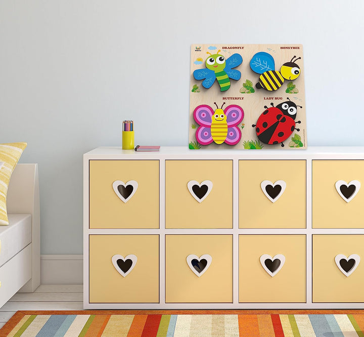 Webby Learning Insects Wooden Puzzle