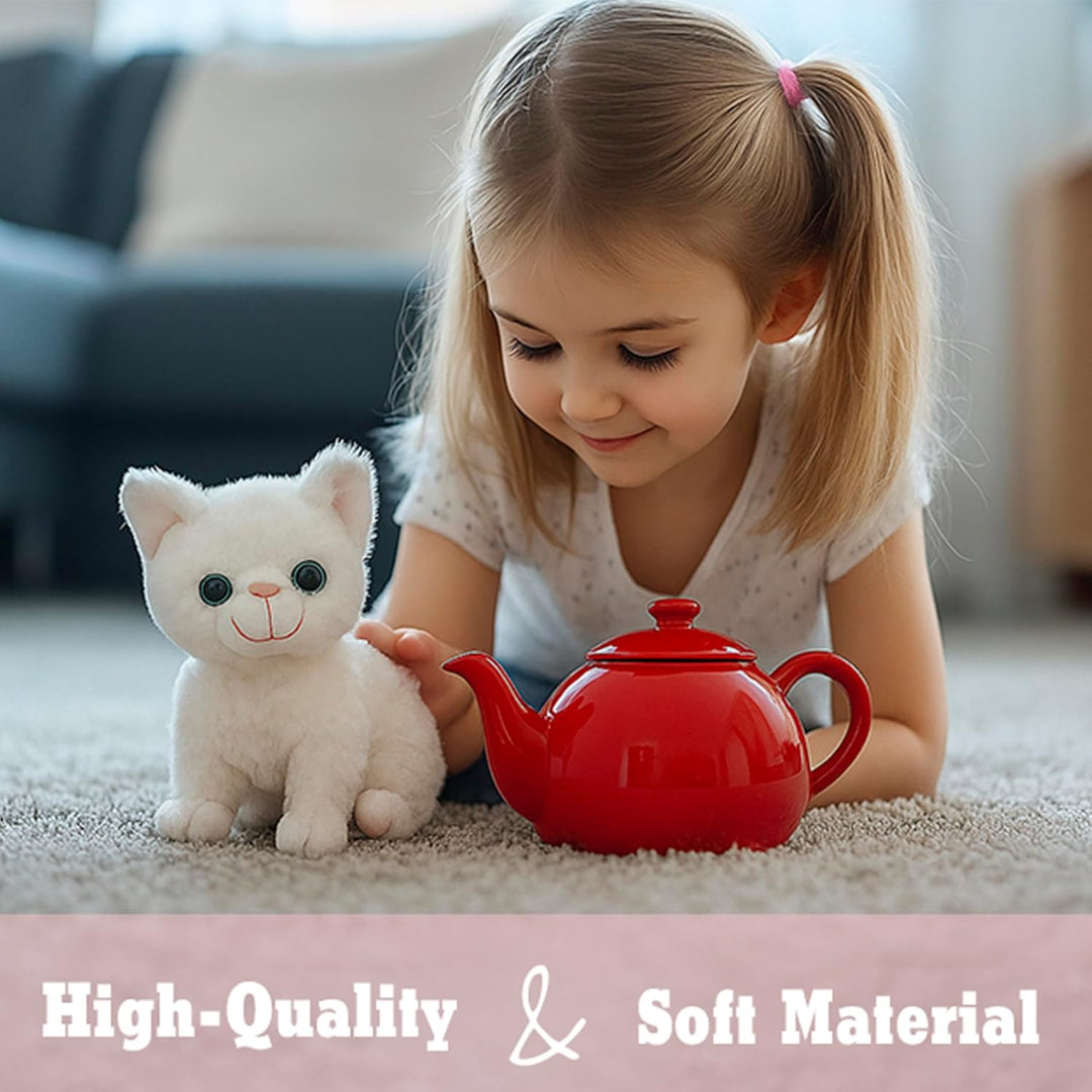 Webby Plush Sitting Cat Soft Toys | Cute Stuffed Animals for Kids and Adults