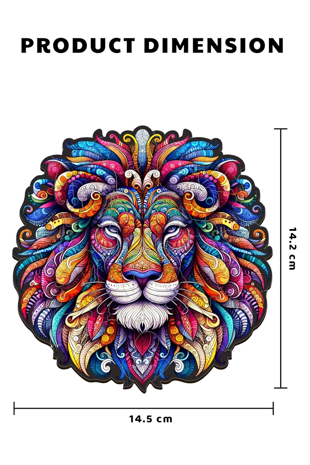 Webby Lion King Jigsaw Puzzle | Majestic  Wooden Puzzle (30 pieces)
