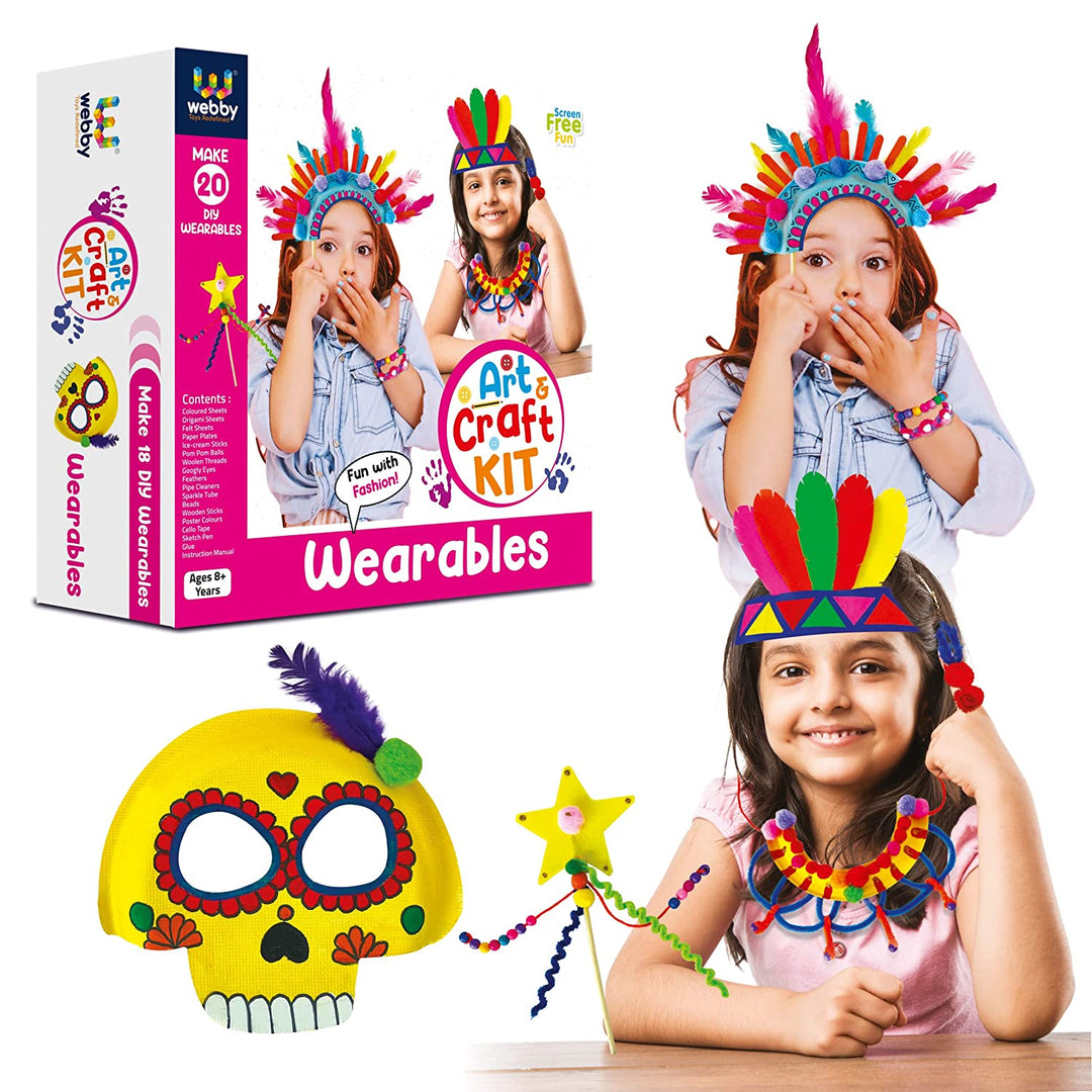 Webby DIY Wearable Art and Craft Activity Kit
