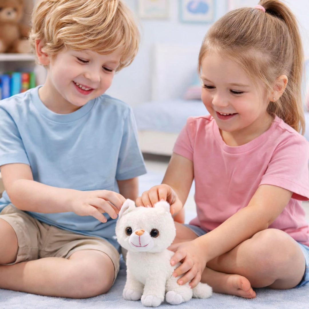 Webby Plush Sitting Cat Soft Toys | Cute Stuffed Animals for Kids and Adults