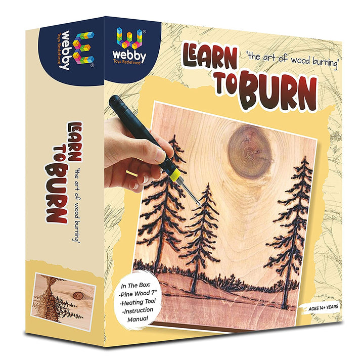 Webby Learn to Burn Art and Craft Kit | Amazing Activity Kit