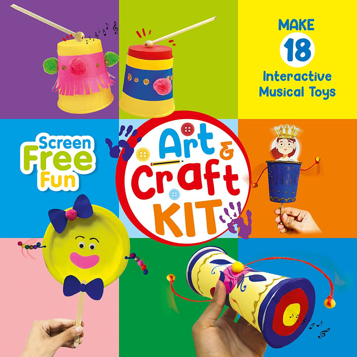 Webby DIY Musical Toys Art and Craft Activity Kit