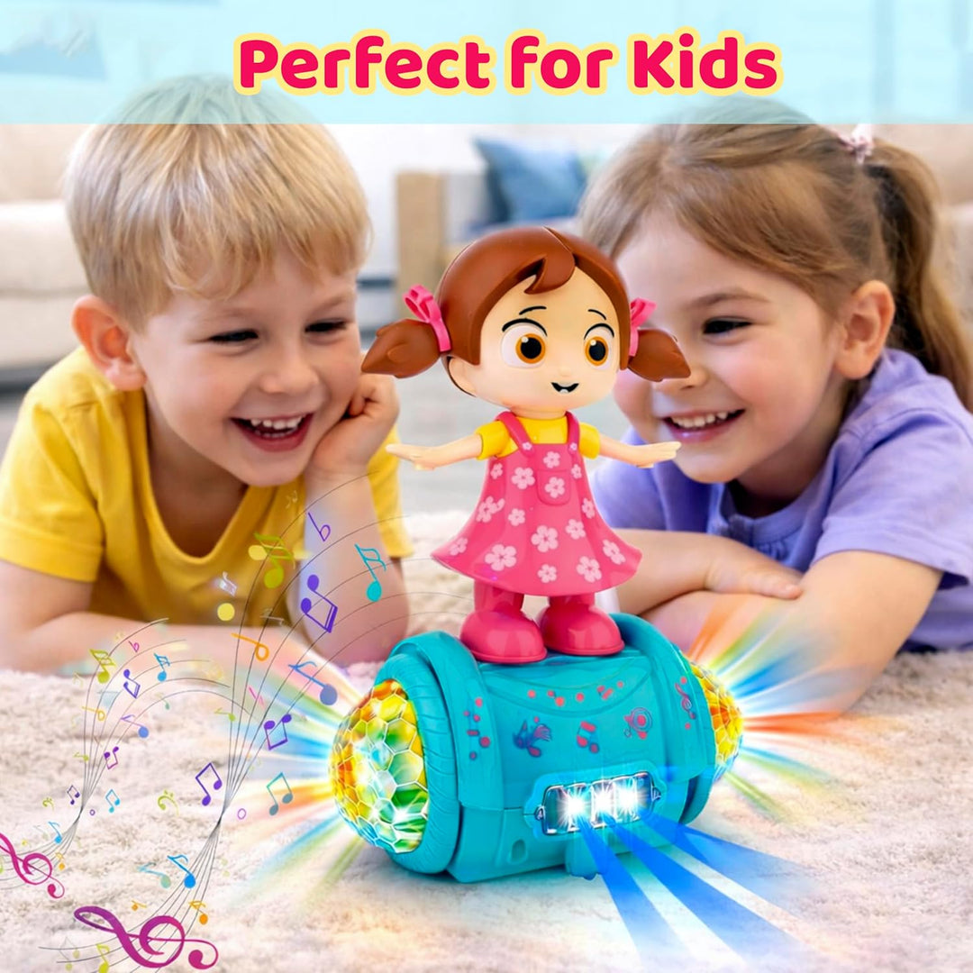 Webby Dancing Girl Musical Toy with Lights