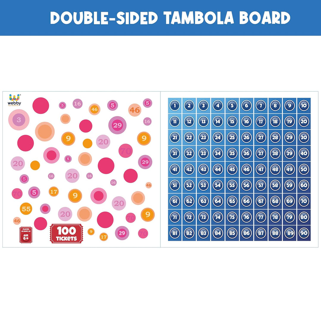 Webby Tambola Fun Family Board Game