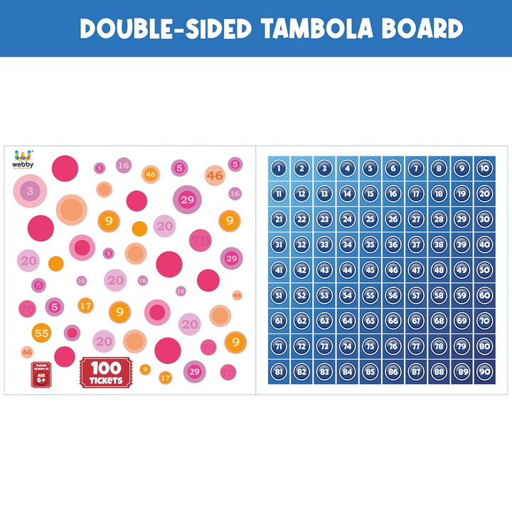 Webby Tambola Fun Family Board Game