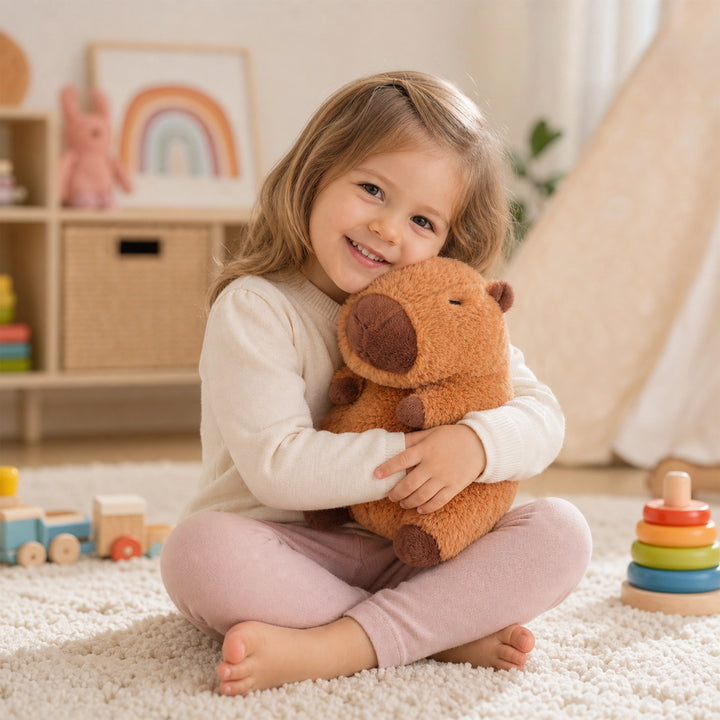 Webby Plush Capybara Soft Toy | Home Decor | Cute and Huggable Stuffed Animal | Birthday Gift for Kids