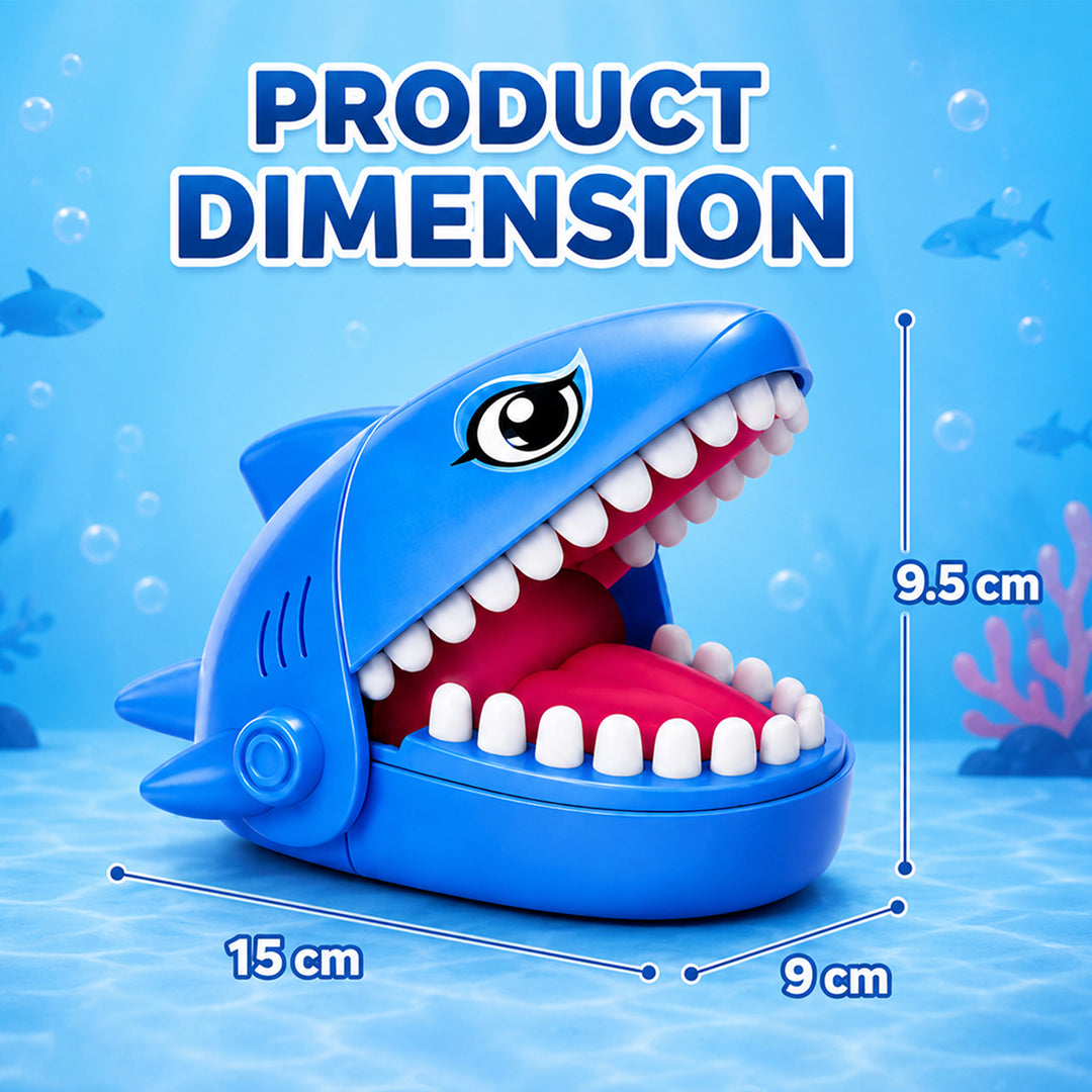 Webby Biting Shark Game for Kids | Ages 3+ Years, 1-4 Players, No Batteries Required