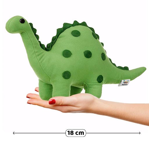 Webby Green Soft Dinosaur Plush Stuffed Toy for Kids and Adults