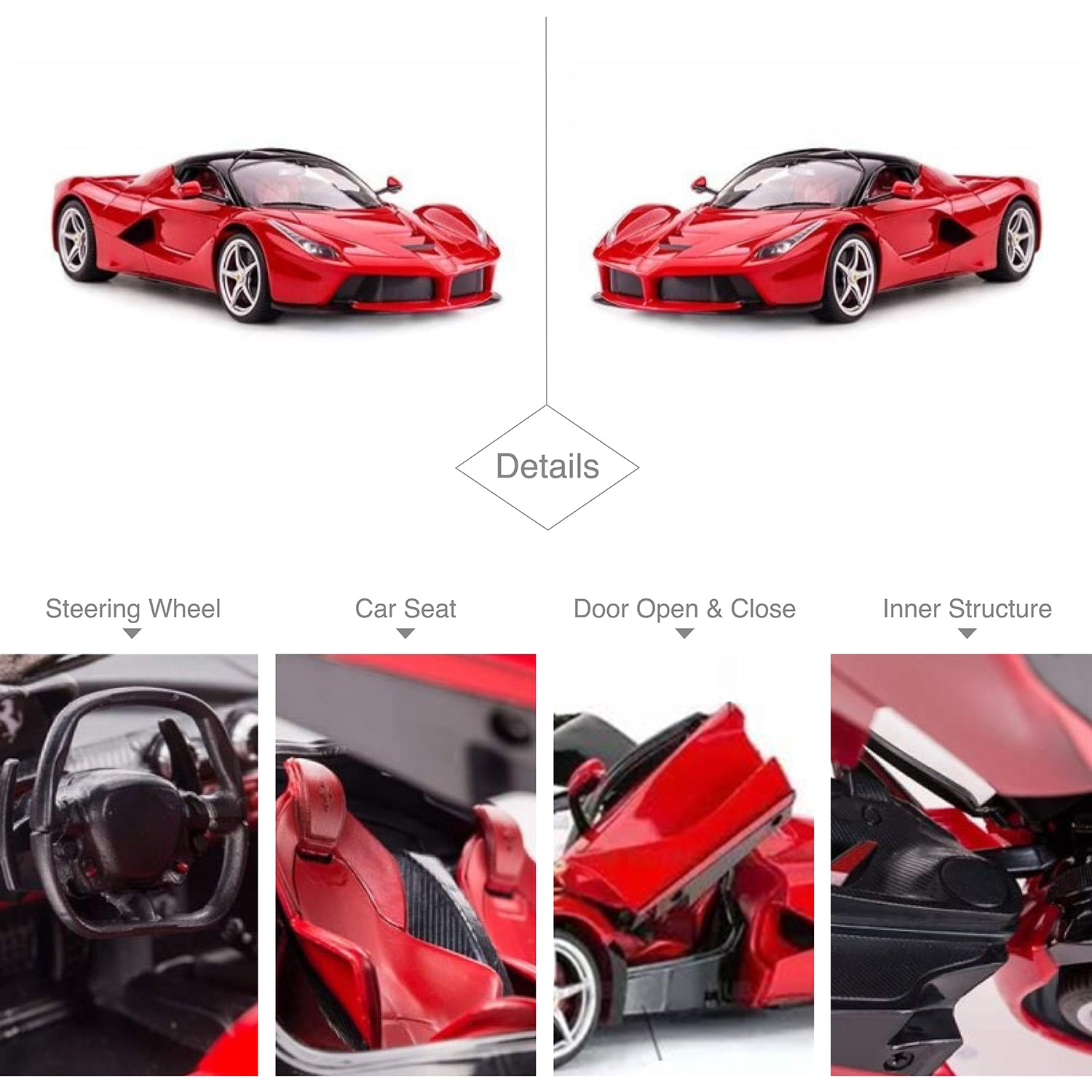 Webby remote controlled super sale car with opening doors red