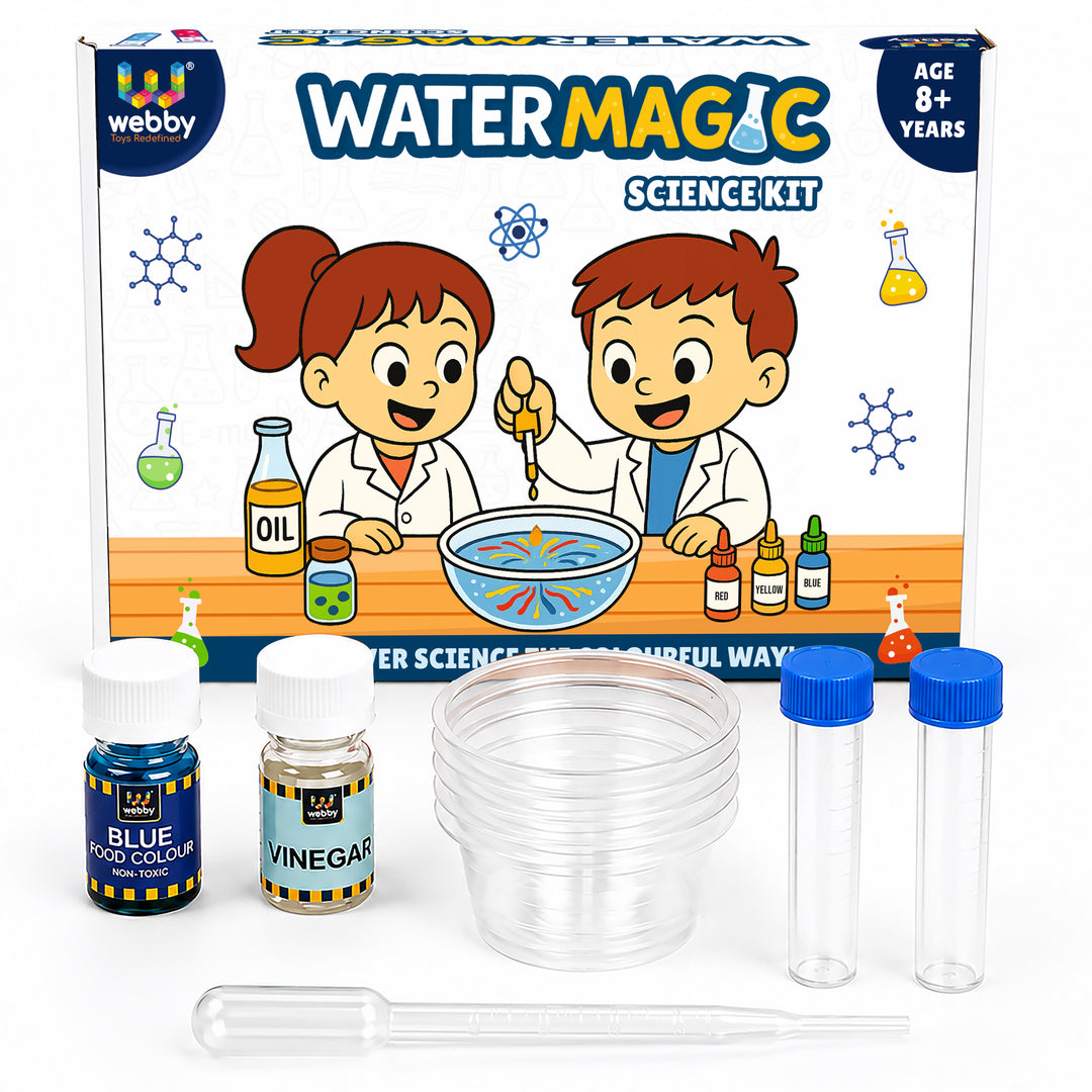 Webby DIY Water Magic Chemistry Kit for Kids | My First Science Experiment Kit | Birthday Gift | Educational Learning Toy for 8+ Years Boys and Girls