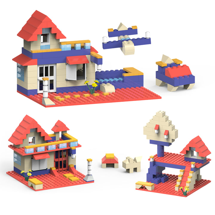 Webby Pool House ABS Building Blocks Kit, 182 Pcs