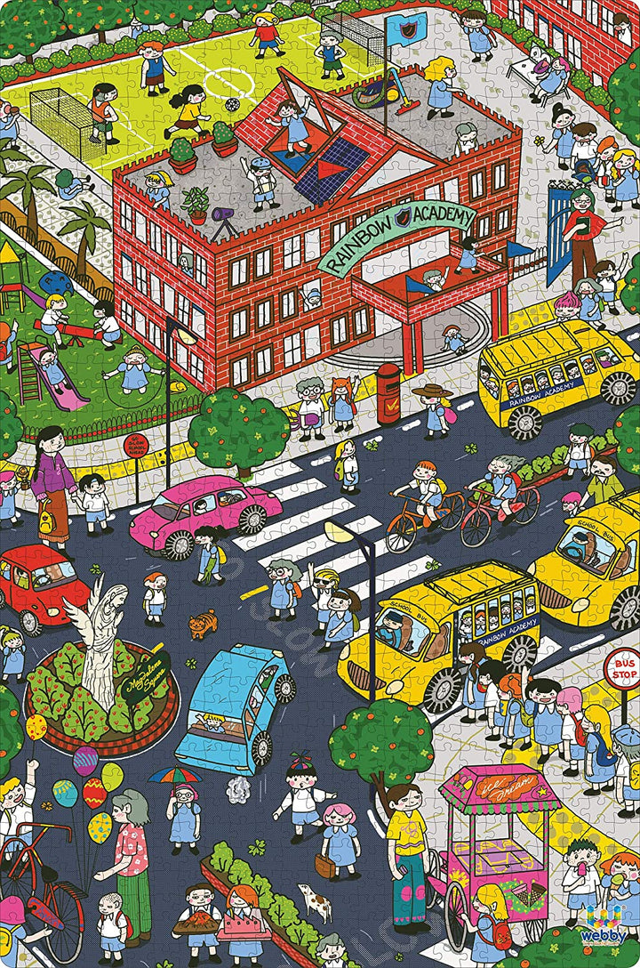 Webby After School Illustration Jigsaw Puzzle, 1000 Pieces