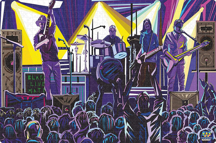 Webby Music Concert Wooden Puzzle, 1000 Pieces