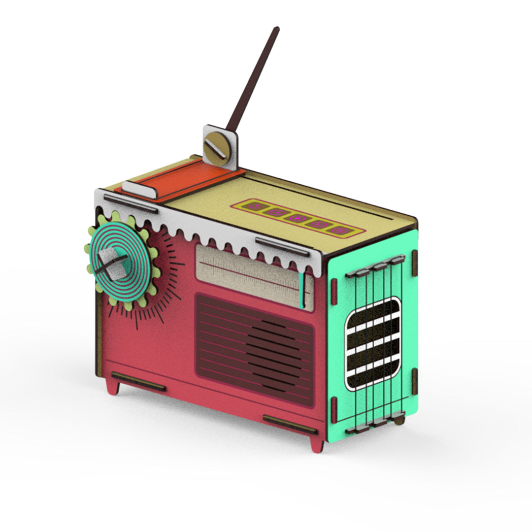 Webby DIY Art and Craft Vintage Radio Box