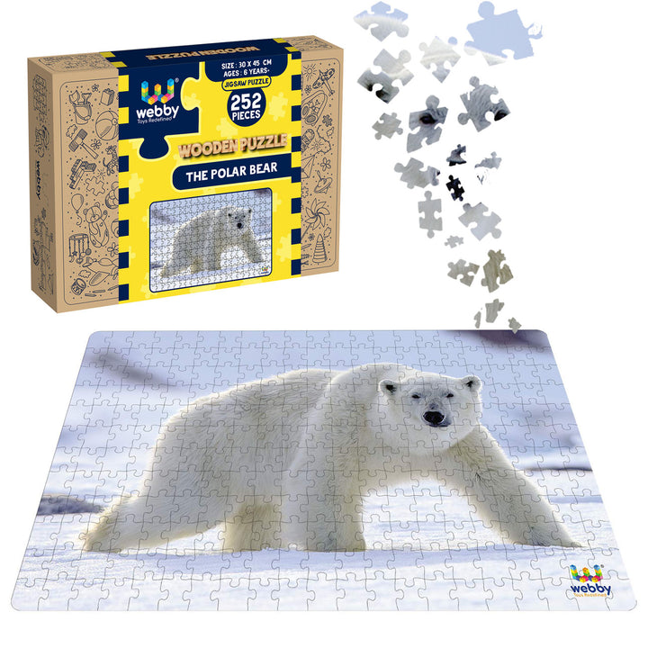 Webby The Polar Bear Jigsaw Puzzle, 252 pieces
