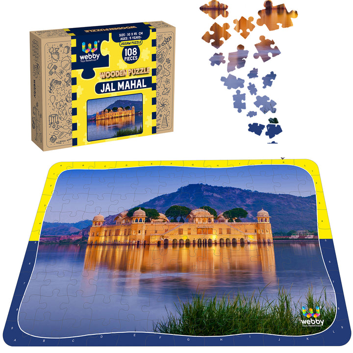 Webby Jal Mahal Wooden Jigsaw Puzzle, 108 Pieces