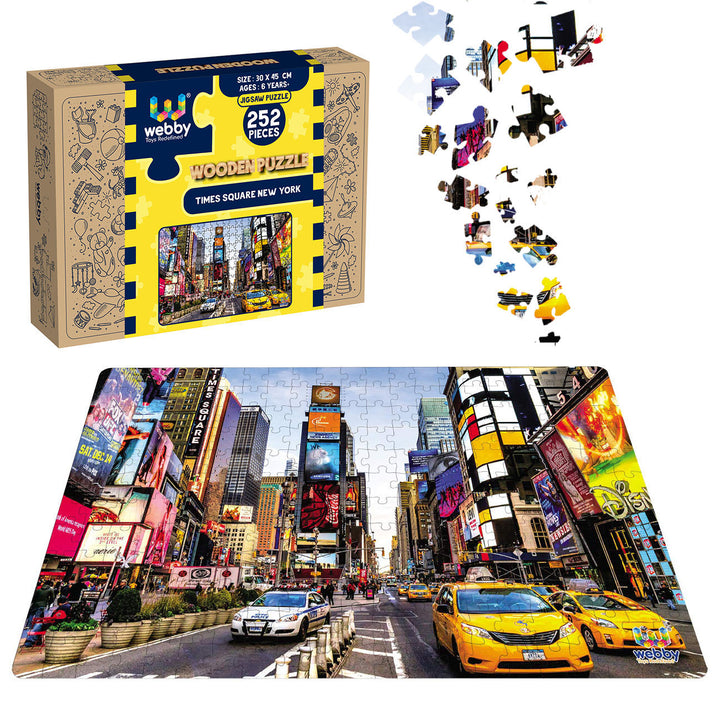 Webby Times Square, New York Jigsaw Puzzle, 252 pieces