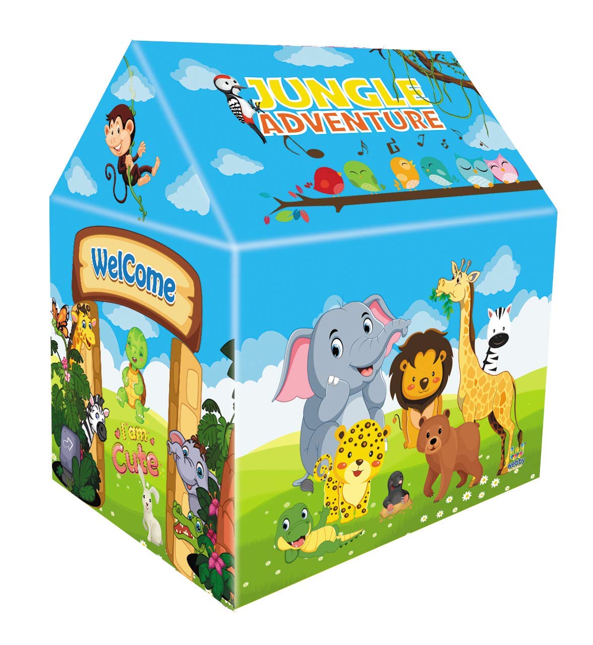 Kids playing tent house discount