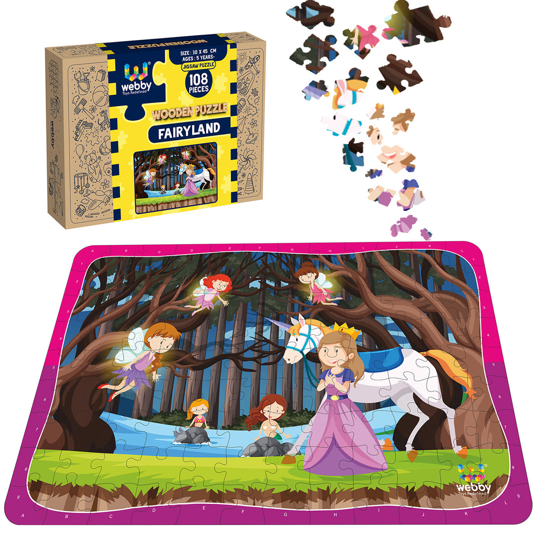 Webby Fairyland Jigsaw Puzzle, 108 Pieces