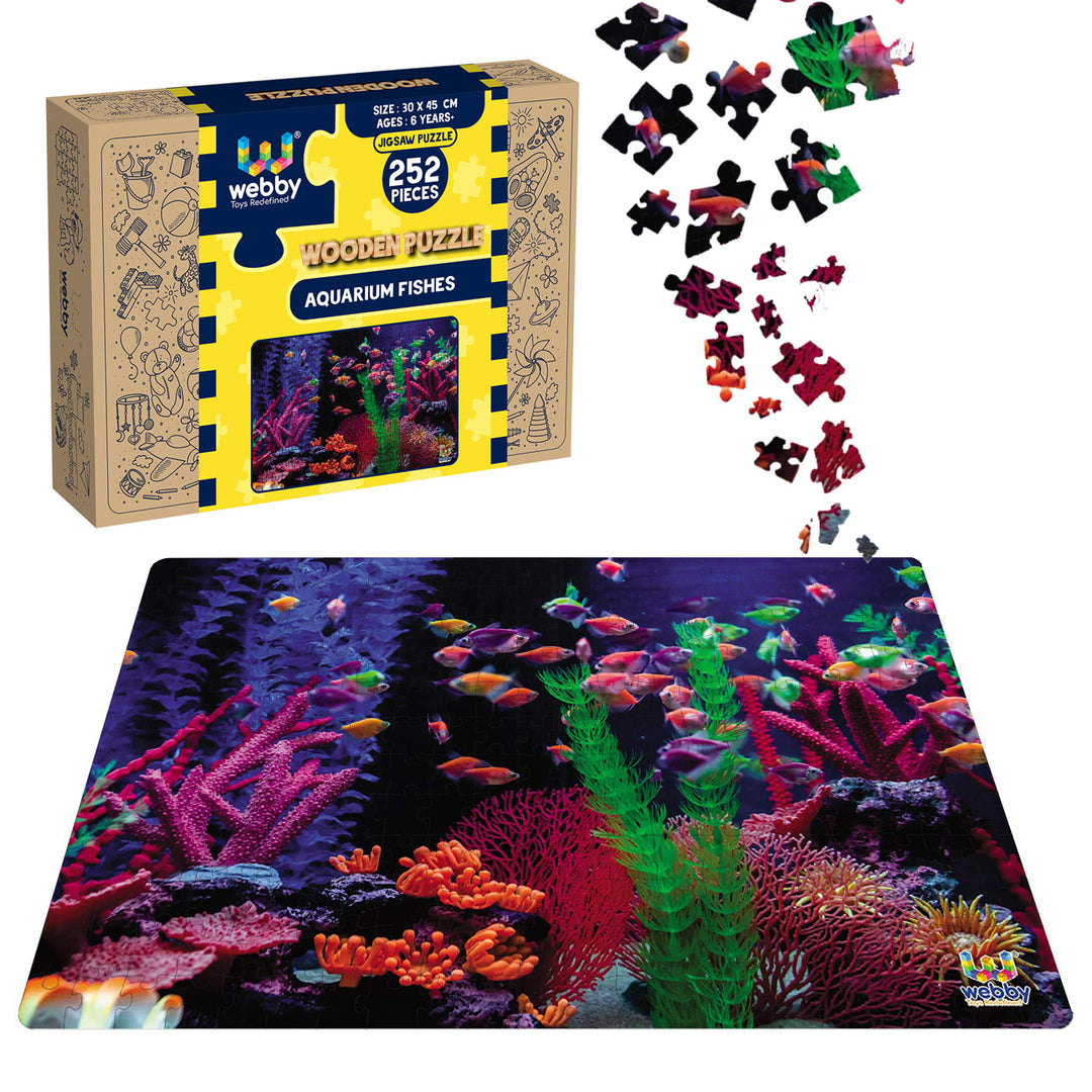 Webby Aquarium Fishes Jigsaw Puzzle, 252 pieces