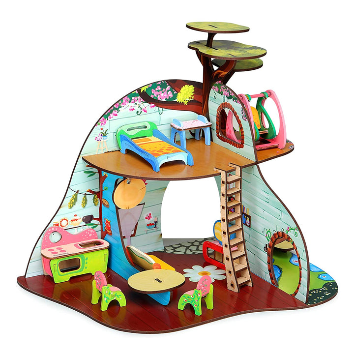 Webby Tree Troopers A Forest Hideout All Side Play Doll House