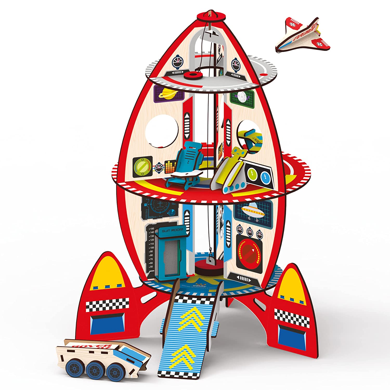Webby DIY Rocket Spaceship Playset Doll House – Webby Toys