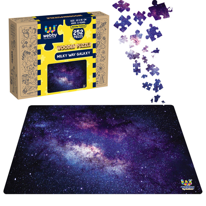 Webby Milky Way Galaxy Jigsaw Puzzle, 252 pieces