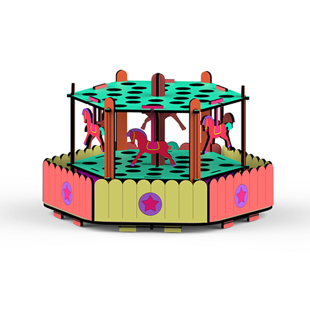 Webby DIY Art and Craft Merry Go Round Pen Stand