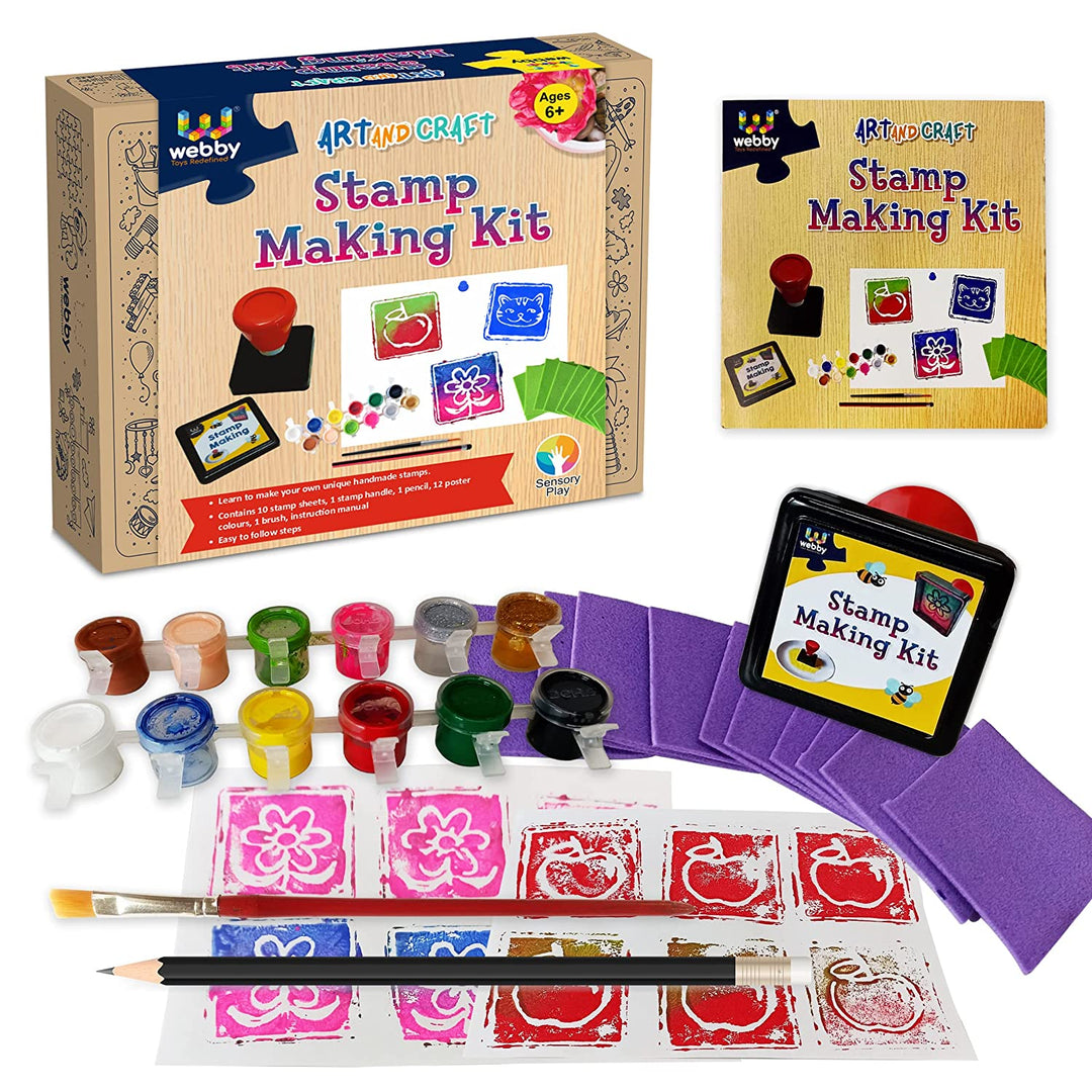 Webby DIY Art and Craft Stamp Making Kit