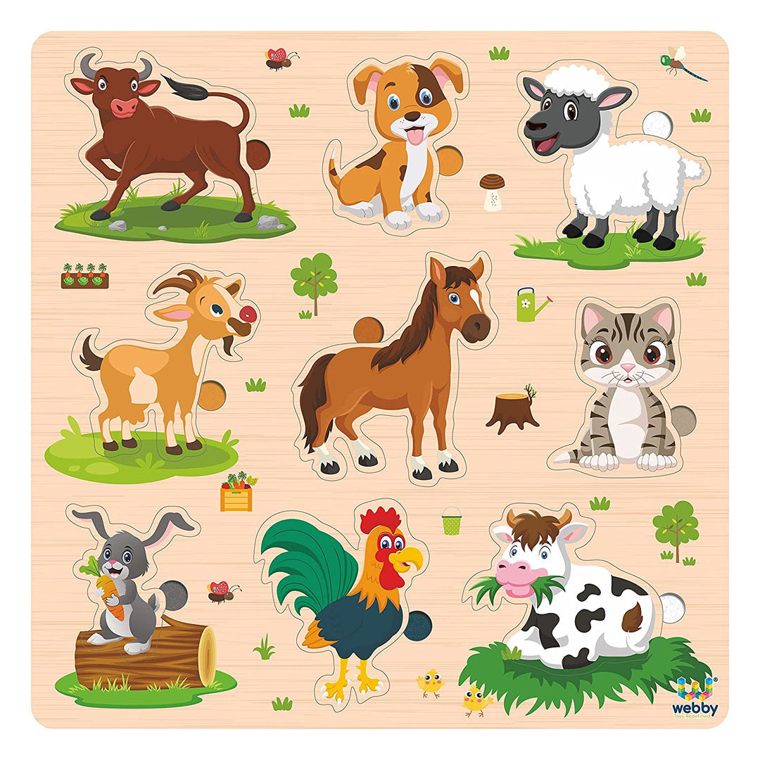 Webby 12x12 Wooden Board Finger Puzzle