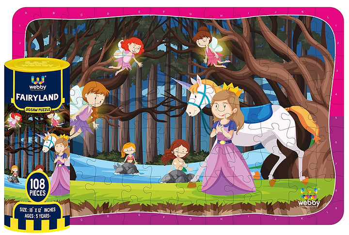 Webby Fairyland Jigsaw Puzzle, 108 Pieces