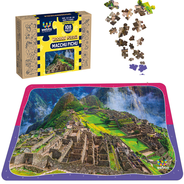 Webby Machu Picchu Wooden Jigsaw Puzzle, 108 Pieces