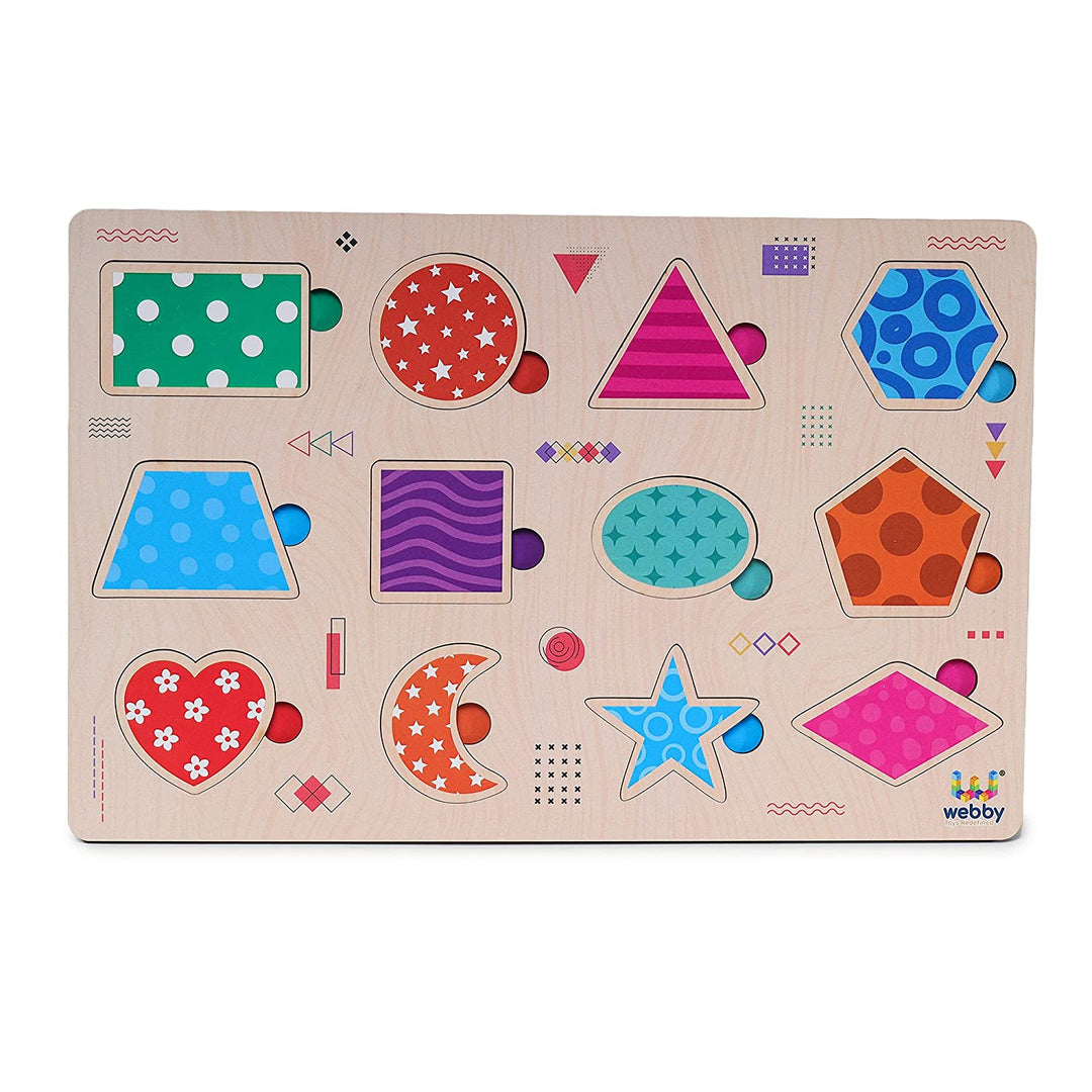 Webby 12x8 Wooden Board Finger Puzzle