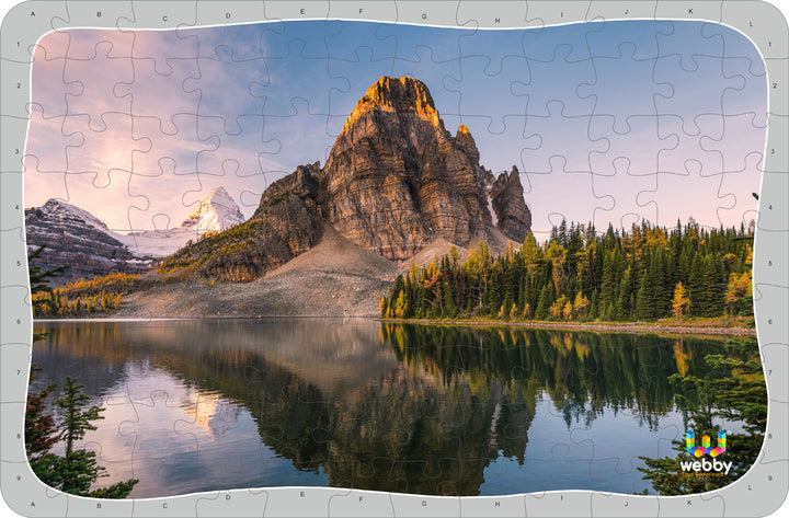 Webby Mountain Landscape Wooden Jigsaw Puzzle, 108 Pieces, Multicolor