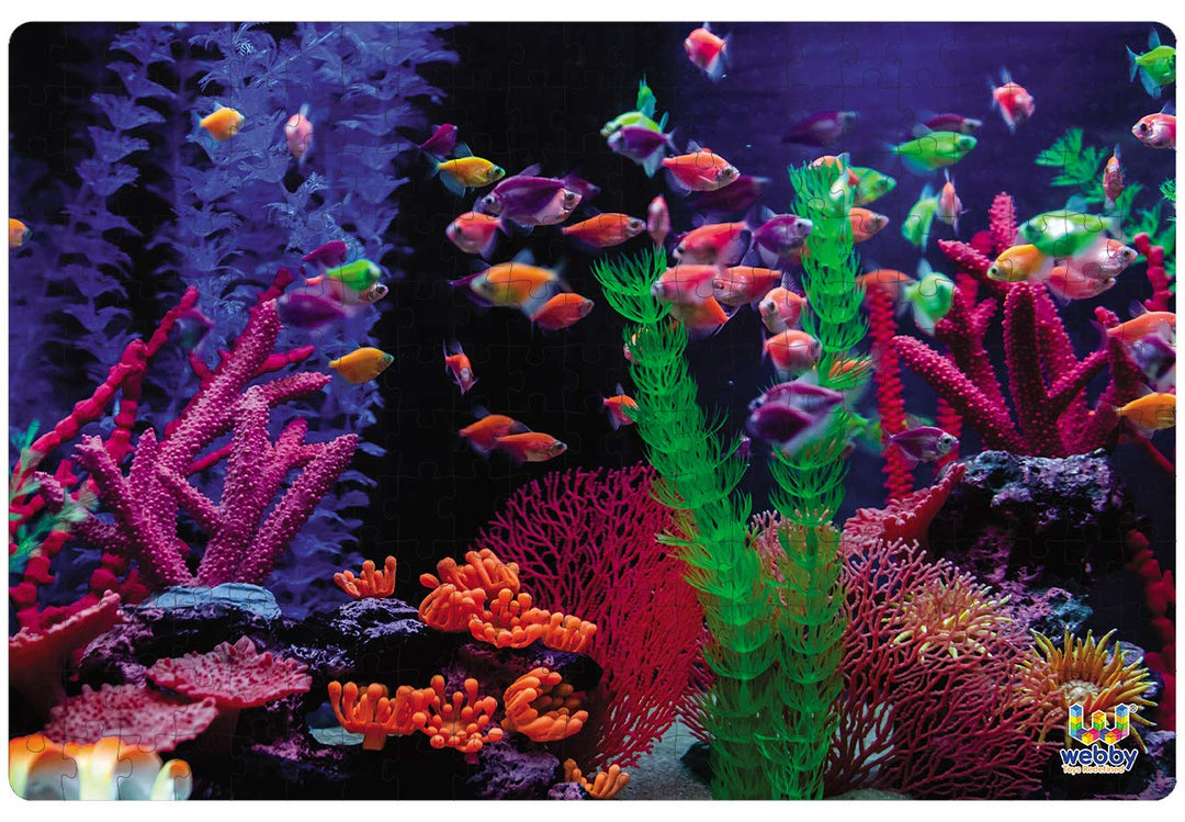 Webby Aquarium Fishes Jigsaw Puzzle, 252 pieces