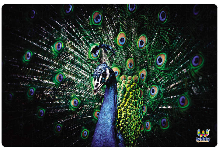 Webby Beautiful Peacock Jigsaw Puzzle, 252 pieces