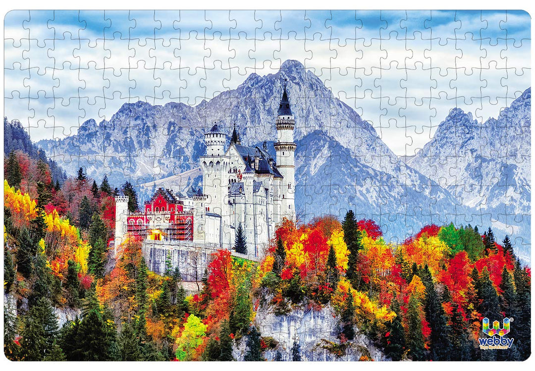 Webby Neuschwanstein Medieval Castle Jigsaw Puzzle, 252 pieces