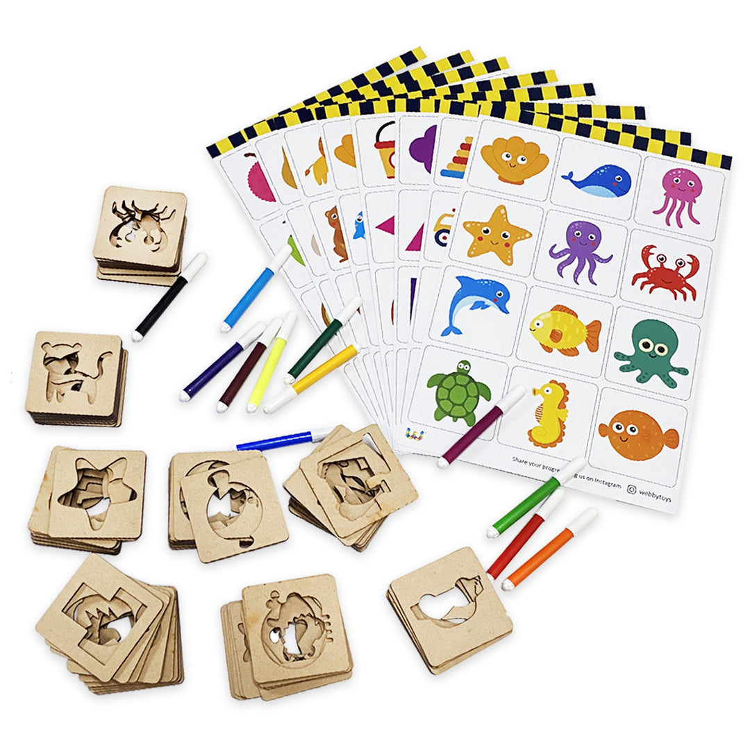 Webby Creative Drawing Wooden Kit